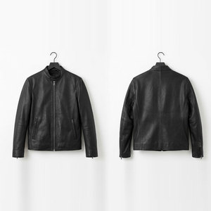Heavy Duty Leather Winter <b>Jacket</b> For <b>Men</b> Genuine Leather <b>Warm</b> <b>Jacket</b> Comfortable Durable Outerwear For Outdoor - Product Image 1