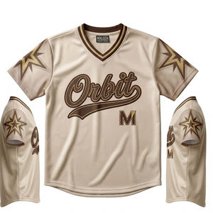 Camiseta de Béisbol Sublimada de Alta Calidad, Impresión Digital Personalizada, Colores Vibrantes, Uniformes Profesionales para Equipos, Pedidos al por Mayor - Product Image 1