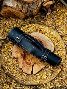 Handmade Kitchen Cutlery <b>Set</b> with Hammered Blade and Wood Chef <b>Knife</b> <b>Set</b> Leather Sheath Survival Hunting <b>Knives</b> A&M Enterprises - Product Image 6