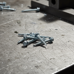 PDC Brand Model 16 Hex Washer Head External Hex Drive Self Drilling <b>Screw</b> / <b>Galvanized</b> Self Tapping <b>Screw</b> Carbon Steel Inch - Product Image 1