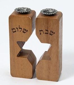 TrendingHot Selling Brass Star Of David Shabbat Candle Holders Pair Handmade Judaica Sabbath <b>Candlestick</b> Jewish Home Decor Gift - Product Image 3