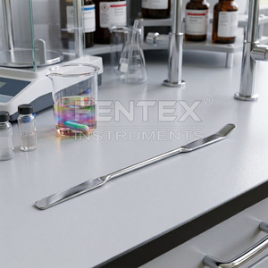 Espátula Micro Chattaway de Acero Inoxidable Fentex, Acabado Espejo, Doble Extremo, Instrumento de Laboratorio - Product Image 3