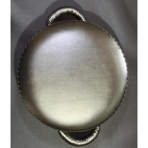 Bouclier de boxe en cuir véritable de haute qualité, écologique, respirant, confortable, couleurs personnalisées, bouclier de frappe circulaire - Product Image 5