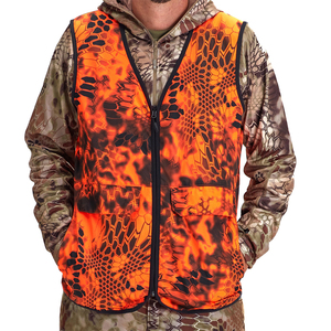 Gilet de chasse unisexe Coder Sports, imperméable, coupe-vent, respirant, imprimé, silencieux, avec poches zippées et face réversible - Product Image 3