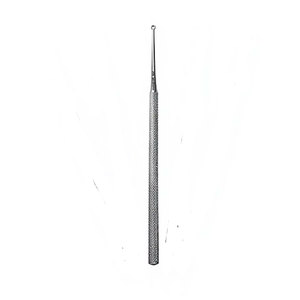 Curettes Buck Ear 6,5 pouces, pointues et à bout arrondi, droites et courbées, instruments chirurgicaux ORL en acier inoxydable, pour cire d'oreille de précision - Product Image 2