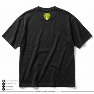 Camiseta negra de manga corta para hombre con estampado de letras en la parte delantera, cuello redondo, estilo casual, ajuste regular, transpirable, unisex. - Product Image 4