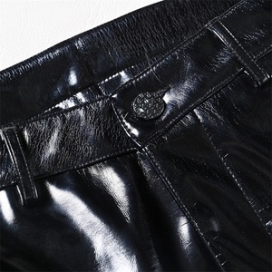 <b>Men</b>’s Custom <b>Leather</b> Pants Motorcycle Riding Biker <b>Trousers</b> Slim Fit Fashion Streetwear Premium Genuine <b>Leather</b> Wear - Product Image 3