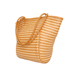 Bolso Tote de Cuero de Lujo Tejido a Mano para Mujer |   Bolsa de compras grande tejida |   Bolso de Mano de Cuero Trenzado Hecho a Mano |   Fabricante OEM ODM - Product Image 4