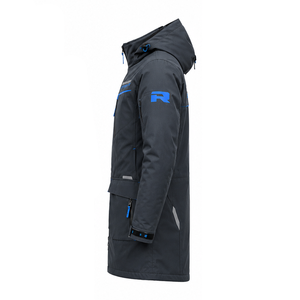 Parkas légers réversibles respirants à capuche en toile, vestes longues confortables, manteaux d'hiver décontractés pour hommes - Product Image 4