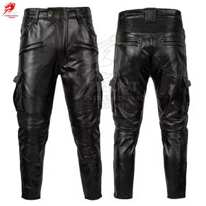 กางเกงหนังผู้ชายทรงทันสมัย คุณภาพพรีเมียม เหมาะสำหรับทำงานหรือพักผ่อน ผลิตในประเทศปากีสถาน - Product Image 3