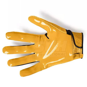 Guantes de Fútbol Americano de Cuero de Primera Calidad, Material Duradero, Opciones Personalizables, Ropa Deportiva Unisex de Pakistán, Venta al Por Mayor - Product Image 4
