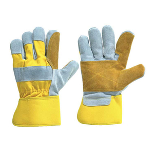Gants de travail en gros, gants de soudage en cuir de haute qualité, doublure en coton, application TIG, protection contre les éclaboussures de métal fondu - Product Image 1