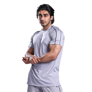 Camisetas Deportivas Personalizadas para Hombre, Ajustadas, con Logotipo Frontal, de Secado Rápido y Transpirables, para Gimnasio y Entrenamiento - Product Image 3