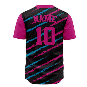 Maillot de softball et de baseball personnalisé, T-shirt vierge uni pour sublimation, vente en gros, vêtements de baseball à prix abordable, offre spéciale - Product Image 2