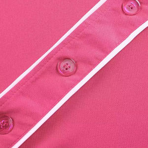 Uniforme de Béisbol Personalizado de Manga Corta con Cuello en V, Transpirable y de Secado Rápido, Bordado de Alta Calidad, 100% Poliéster - Product Image 6