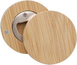 Ouvre-bouteille rond en bois pour bouteilles de bière - Product Image 4