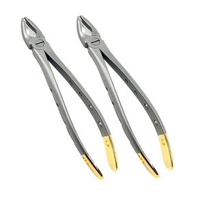 Fig 35 Forceps d'extraction dentaire Instrument chirurgical d'extraction de dents en acier inoxydable pour molaires supérieures OEM disponible - Product Image 6