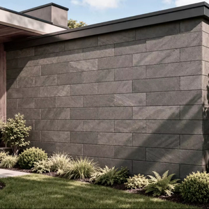 Panneaux de placage en pierre naturelle Obsidian Ridge, feuilles de pierre flexibles pour revêtement mural intérieur et extérieur, usage décoratif - Product Image 1