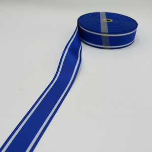 Cinta de Grosgrain a Rayas Azules y Blancas Personalizada al por Mayor para Accesorios de Uniformes y Cintas de Medallas Ceremoniales - Product Image 2