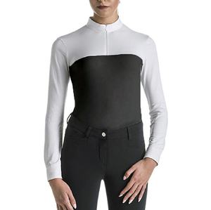 T-shirt équitation pour femme, vêtement d'obstacle, haut de compétition, - Product Image 3