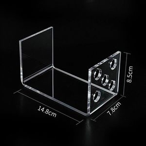 Soporte Transparente de Plástico Acrílico Duradero de Alta Calidad para Tijeras, con Seis Orificios, para Herramientas de Peluquería, Uso en Salón de Belleza - Product Image 4
