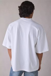 เสื้อยืดเปล่าผ้าฝ้ายออร์แกนิคพรีเมียมหนา 240 GSM สำหรับการผลิตจำนวนมากและแบรนด์เสื้อผ้าสั่งทำฉลากส่วนตัว - Product Image 3