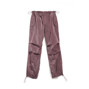 Pantalones Cargo Casuales de Mujer al por Mayor, de Nylon, Elásticos, de Cintura Alta con Cordón, Estilo Paracaídas, Jogger, de Moda Urbana - Product Image 1