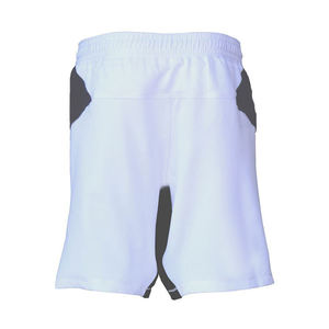 Pantalones Cortos Deportivos para Hombre, Grises con Estampado de Puntos, de Secado Rápido, Cintura Media, Cierre Elástico, Bolsillos, Diseño Sublimado, Satén, Movilidad Sin Restricciones - Product Image 2