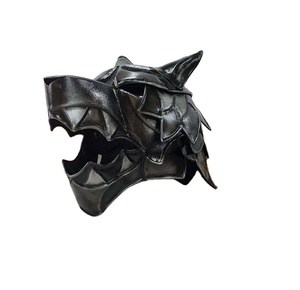 Casco de lobo artesanal para decoración del hogar, armazón de Metal para la exportación, precio asequible, listo para enviar - Product Image 1