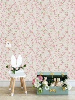 ! !! SOLDES ! !! Papier peint vinyle personnalisé ignifuge et anti-fumée Ming Sing Floral, format A4, décoration d'hôtel