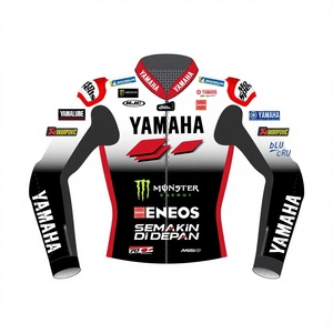 Veste de course en cuir pour homme Fabio Quartararo Ramaha MotoCP 2026/Chaquetta, équipement de moto sur mesure avec protection CE niveau 2 - Product Image 1