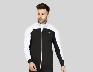 Red <b>White</b> Color Block Men's Windbreaker Jacket <b>Zip</b> <b>Up</b> Lightweight Outerwear for Streetwear - Product Image 6