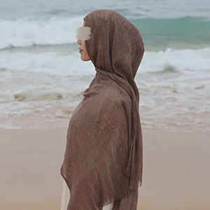 Dropshipping Mềm Viscose Rayon Dệt Phương thức Rắn Màu Đôi Khâu Dài Hồi Giáo Khăn Choàng Khăn <span class=keywords><strong>Hijab</strong></span> Khăn Choàng Truyền Thống Khăn Choàng - Product Image 5