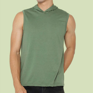 เสื้อกล้ามปักลายพิมพ์ตามสั่ง สำหรับออกกำลังกายและวิ่งในฤดูร้อน ผ้าฝ้าย 100% เสื้อกล้ามออกกำลังกายผู้ชายแบบแห้งเร็ว - Product Image 1