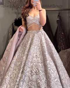 Lehenga Georgette Premium de Boutique India, Lehenga de Diseñador Estilo Bollywood, para Fiestas y Bodas, el Más Vendido, Prenda Festiva Moderna para Mujer - Product Image 1