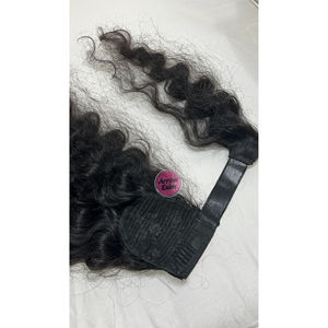 Extensions de cheveux humains bouclées en queue de cheval à enrouler, Arrow Exim Raw Remy, Volume Boost, Ensemble complet - Product Image 5