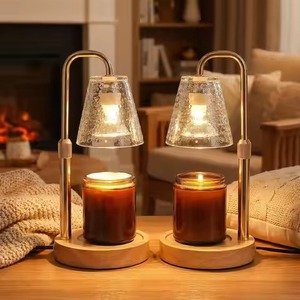 Electric Metal Wax-melting Candle Warmer Lamp Minimalist Table Lamp <b>Timer</b> Dimming Fragrance Candle warmer lamp - Product Image 6