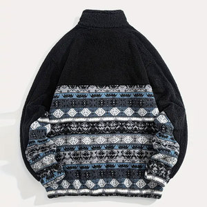 Veste polaire classique, style décontracté, tissu doux, coupe confortable pour un usage quotidien en hiver. Veste polaire d'hiver. - Product Image 2