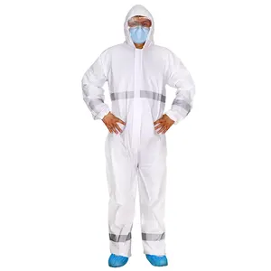 Vêtements de sécurité réfléchissants à haute visibilité pour mines souterraines de type 5 et 6, combinaison microporeuse avec bande réfléchissante - Product Image 5