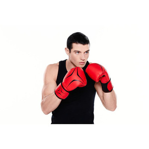 Guantes de Boxeo Transpirables de Piel Sintética PU en Oferta, Cierre de Gancho y Bucle, Equipo de Boxeo Personalizado para Entrenamiento en Gimnasio, Guantes de Sparring - Product Image 4