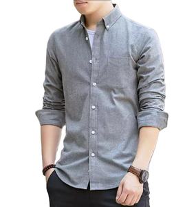 Chemise pour homme à manches longues teinte unie 100% coton Chemise officielle formelle vente en gros OEM Meilleure vente orientée vers l'exportation Conception personnalisée - Product Image 6