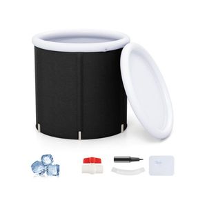 32\" X 29.5\" Outdoor Ice Tub with Lid Premium Accessory for Outdoor Leisure - Product Image 1