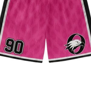 Men Pink Black Sublimation Lacrosse Uniform <b>Set</b> Polyester Lightweight Sports Team Jersey Shorts Athletic Performance Clothing - Product Image 6