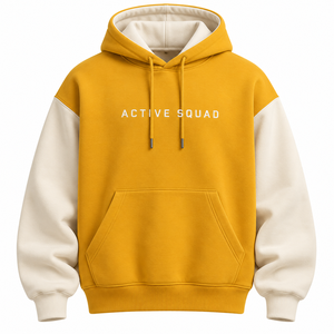 เสื้อฮู้ดโอเวอร์ไซส์ผ้าฟลีซเนื้อนุ่มระบายอากาศดี ตกแต่งด้วยผ้าปักลาย  ฟอกสีสไตล์วินเทจ พิมพ์ลายตัวอักษร ผ้าฝ้าย 100% - Product Image 4