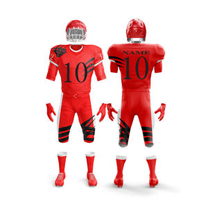 Uniformes de Fútbol Americano Personalizados de Malla Transpirable, Manga Tres Cuartos, Artículos en Stock - Product Image 2