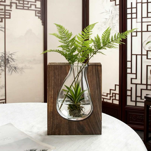 แจกันไม้สไตล์มินิมอลทันสมัยสำหรับตกแต่งบ้าน ปลูกต้นไม้ในร่ม ของขวัญตรุษจีน โดย MULTI CRAFT - Product Image 6