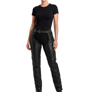 Pantalones de Montar a Caballo de Cuero Vacuno Genuino para Hombre y Mujer, Elásticos, Transpirables, Ajustados, para Competición - Product Image 1
