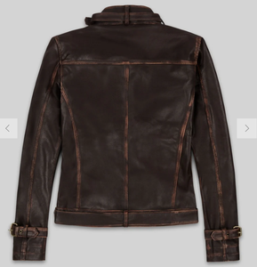 Vestes en cuir uni de épaisseur standard pour femmes et hommes, vestes en cuir pour hommes avec rembourrage en polyester, unisexe - Product Image 3