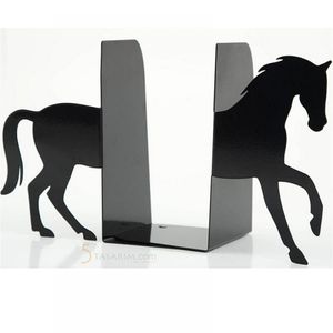 Sujetalibros de Metal de Alta Calidad, Sujetalibros de Acero Sólido con Diseño de Átomo Científico, Acabado Negro Premium para Libros Pesados y Decoración de Biblioteca - Product Image 2