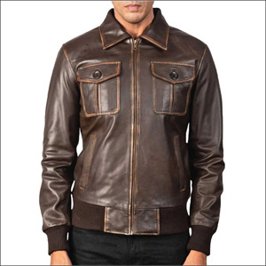 Chaqueta Bomber de Cuero de Oveja para Hombre, Diseño Clásico para Invierno y Uso Casual, Chaqueta Cálida y Elegante, Logotipo Personalizado, Pedido al por Mayor 2026 - Product Image 2